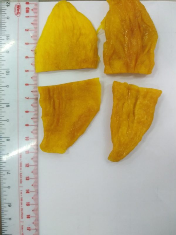 dried mango slice length